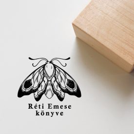Könyvmoly - Ex libris pecsét