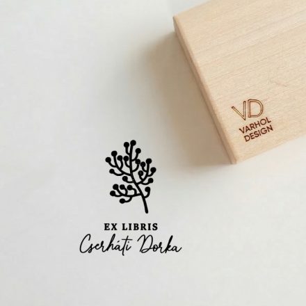 Bimbós ág - Ex libris pecsét