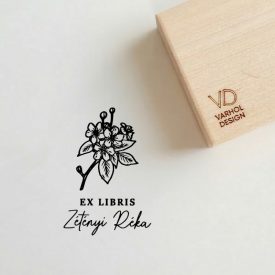 Cseresznyevirág - Ex libris pecsét