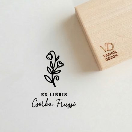 Hóvirág - Ex libris pecsét