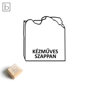 KÉZMŰVES SZAPPAN - Egyszerű szappanpecsét