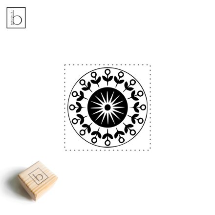 Mandala 1 - Egyszerű szappanpecsét