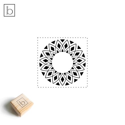 Mandala 4 - Egyszerű szappanpecsét