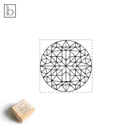 Mandala 8 - Egyszerű szappanpecsét