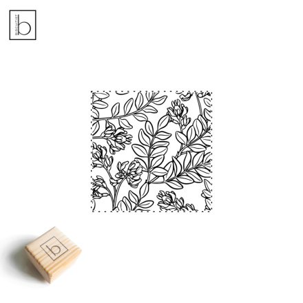 Virágok és levelek - Egyszerű szappanpecsét