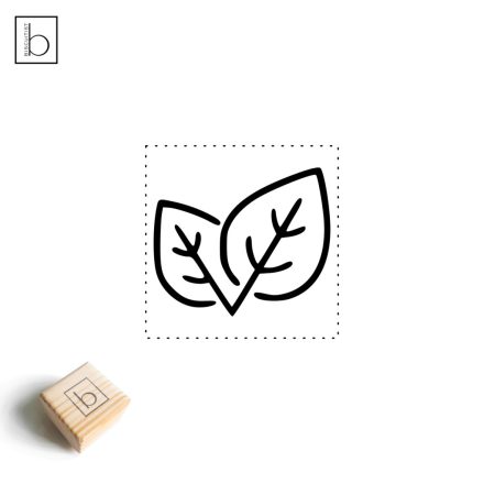 Szétnyíló levél ikon szappanpecsét