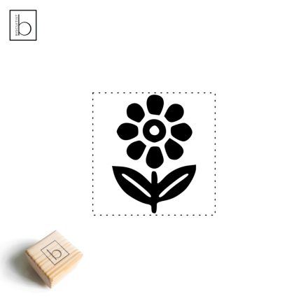 Virágszál 1 ikon szappanpecsét