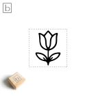 Virágszál 2 ikon szappanpecsét