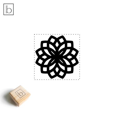 Virágfej 4 ikon szappanpecsét