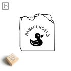 Saját felirat kacsával - Személyre szabható szappanpecsét