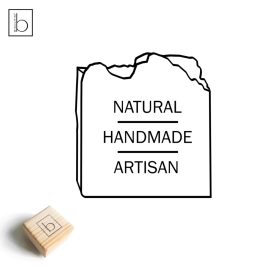   Saját felirat hármas felosztásban - Személyre szabható szappanpecsét