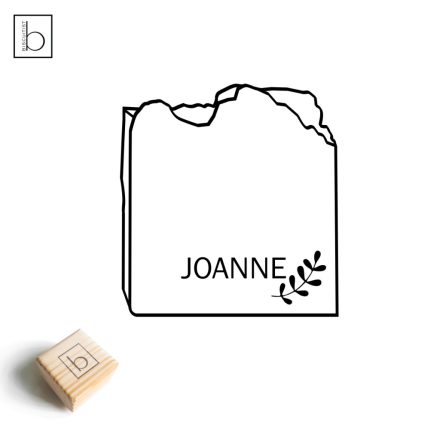 Saját felirat levéllel - Személyre szabható szappanpecsét